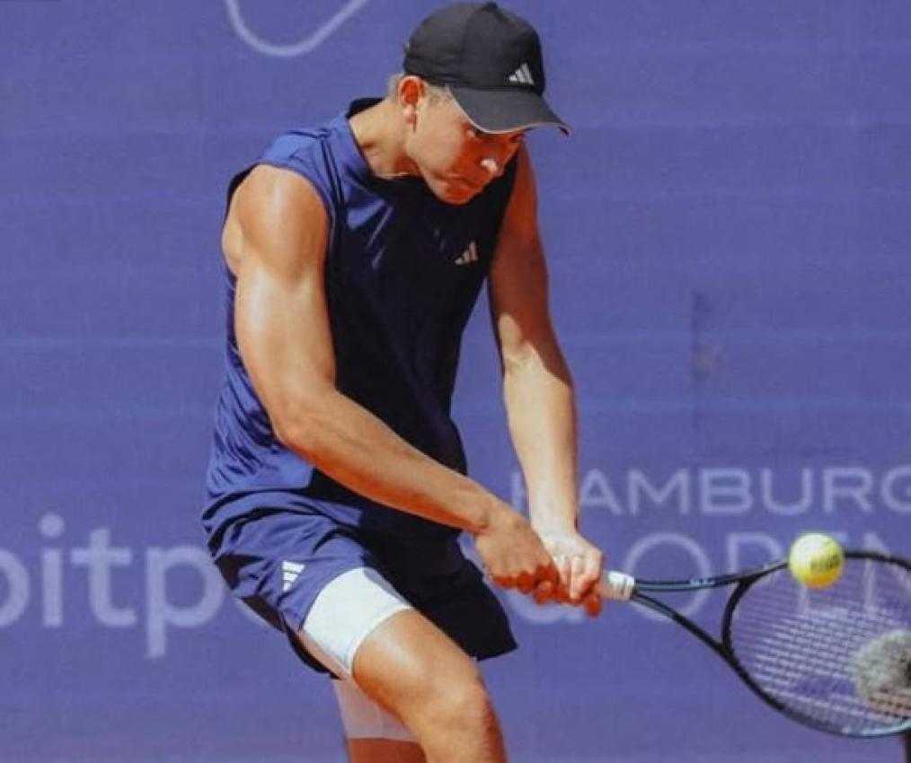 Der 17-jährige Justin Engel ist Deutschlands große Hoffnung. © tennisbase