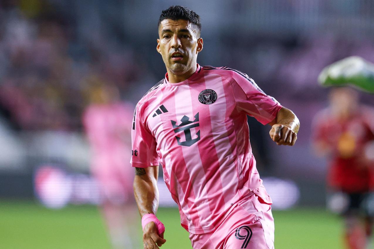 Luis Suarez hat gegen New York getroffen. © APA/afp / CHRIS ARJOON