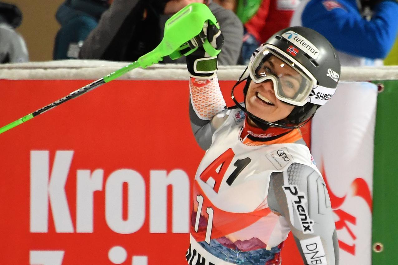 Nina Haver-Løseth zählte jahrelang zu den besten Technikerinnen im Weltcup. © AFP / JOE KLAMAR
