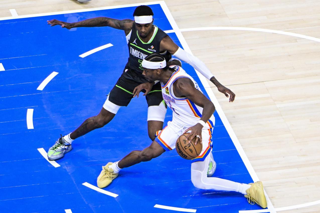 Shai Gilgeous-Alexander will die THunder zum Titel führen. © ANSA / GERALD LEONG