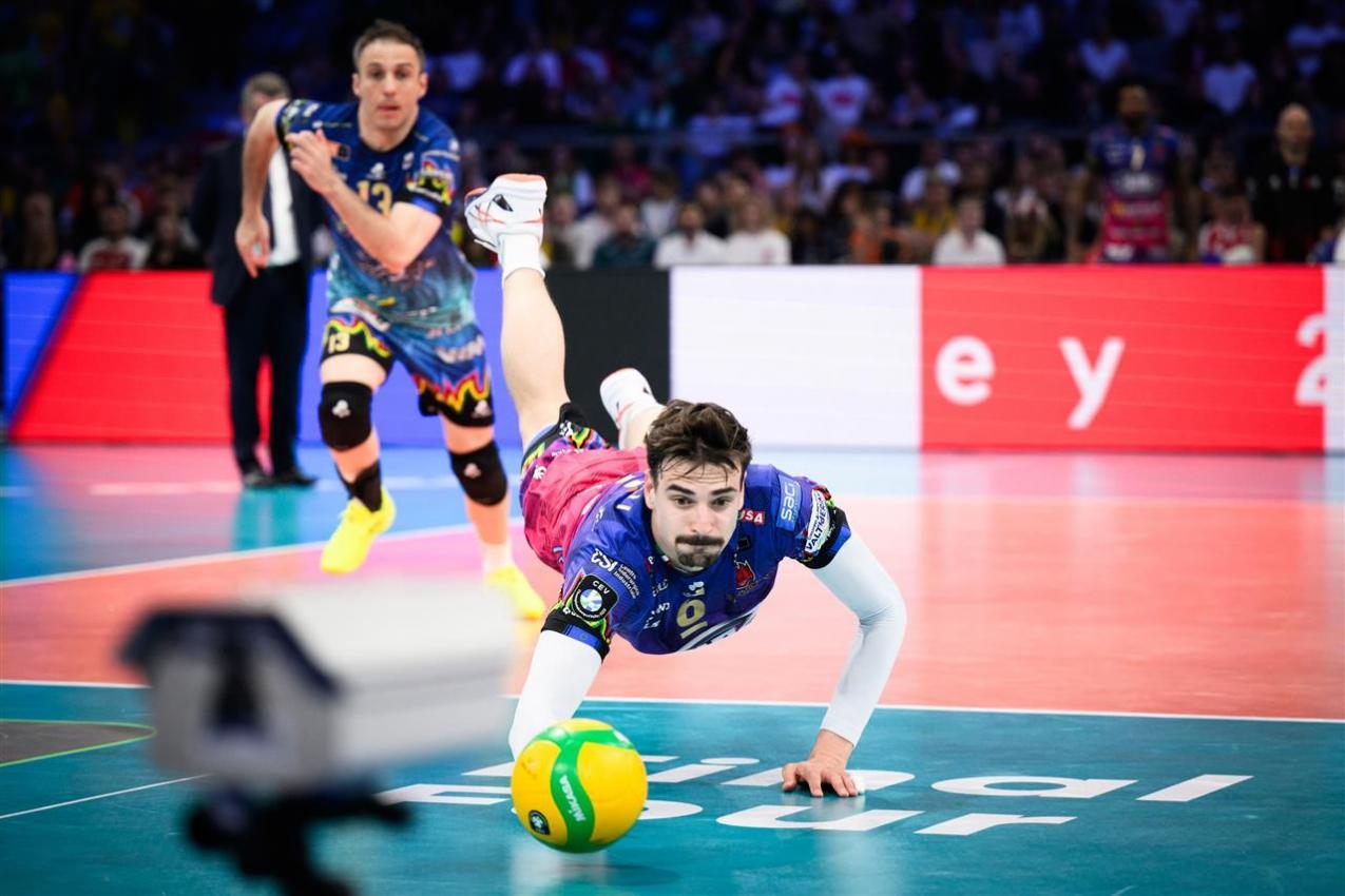 Simone Giannelli in Aktion.