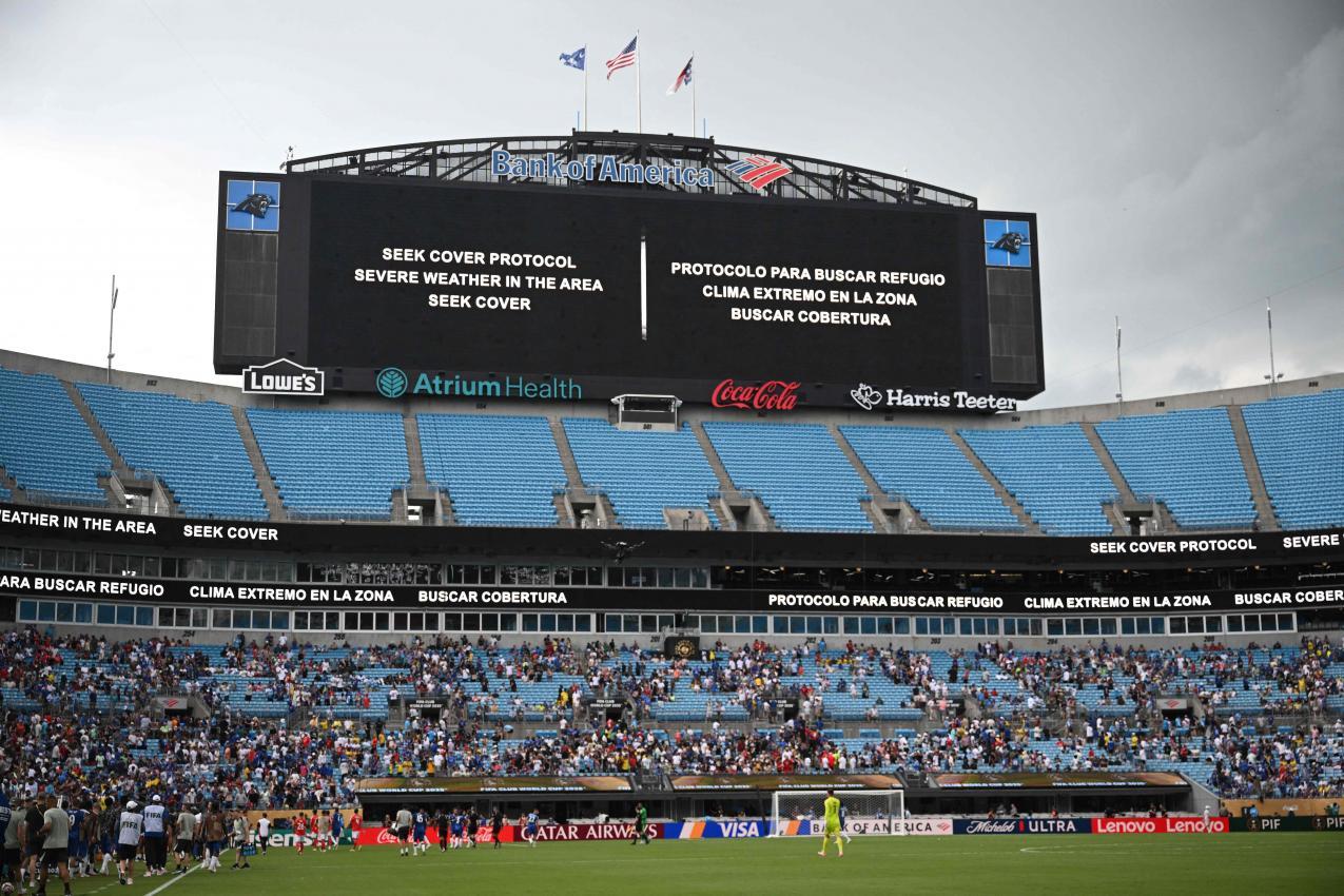 Das Bank of America Stadium in Charlotte hat ein strenges Regelwerk. © APA/afp / FEDERICO PARRA