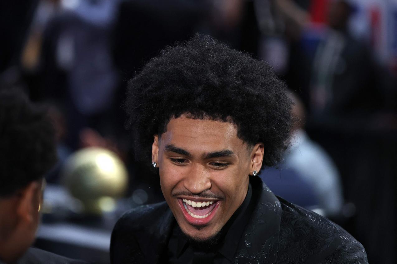 Dylan Harper wurde an Nummer 2 gewählt. © APA / SARAH STIER