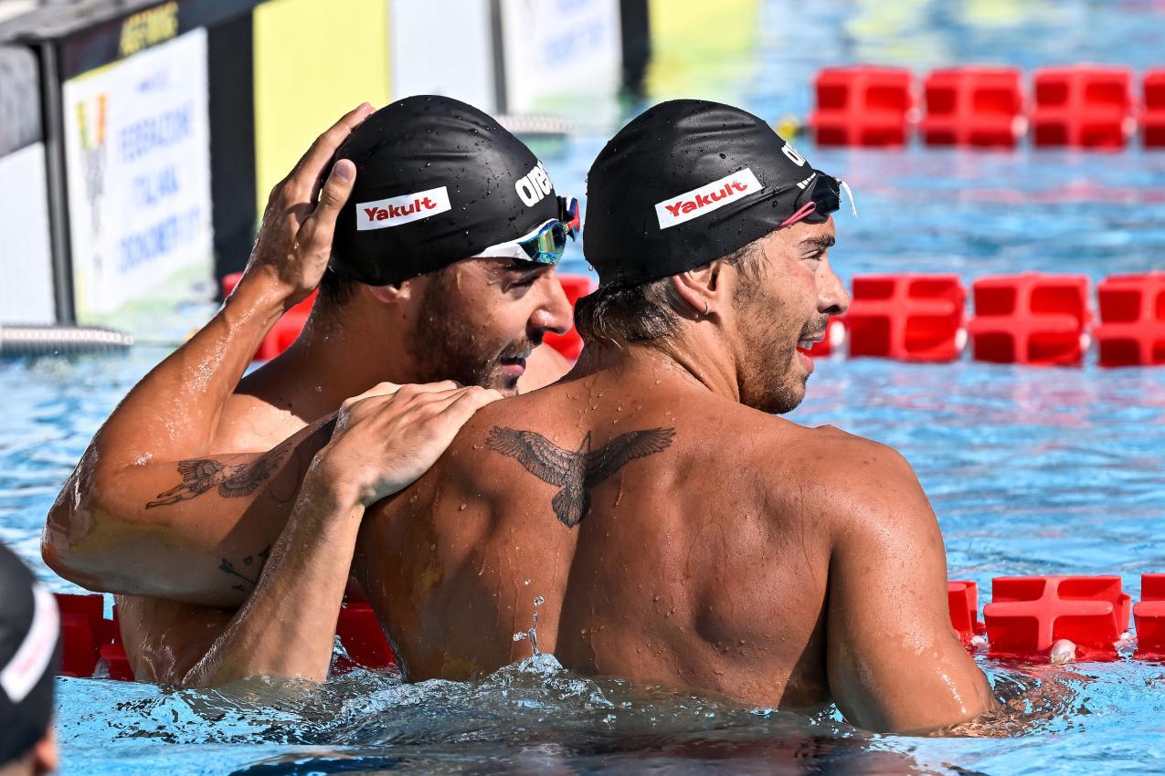 Leonardo Deplano (links) und Manuel Frigo. © Giorgio Scala / Giorgio Scala / Deepbluemedia / Insidefoto