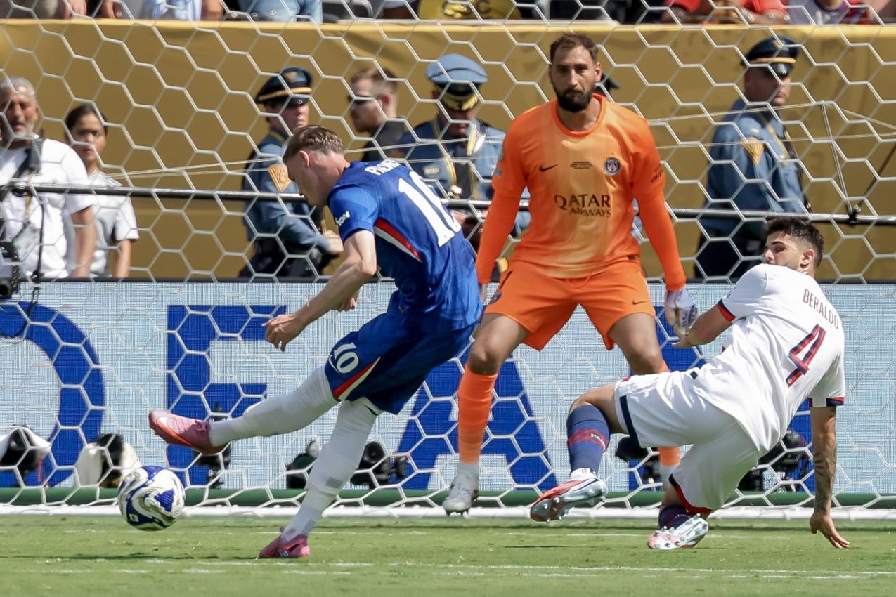 Cole Palmer played PSG dizzy. © ANSA / JUSTIN LANE