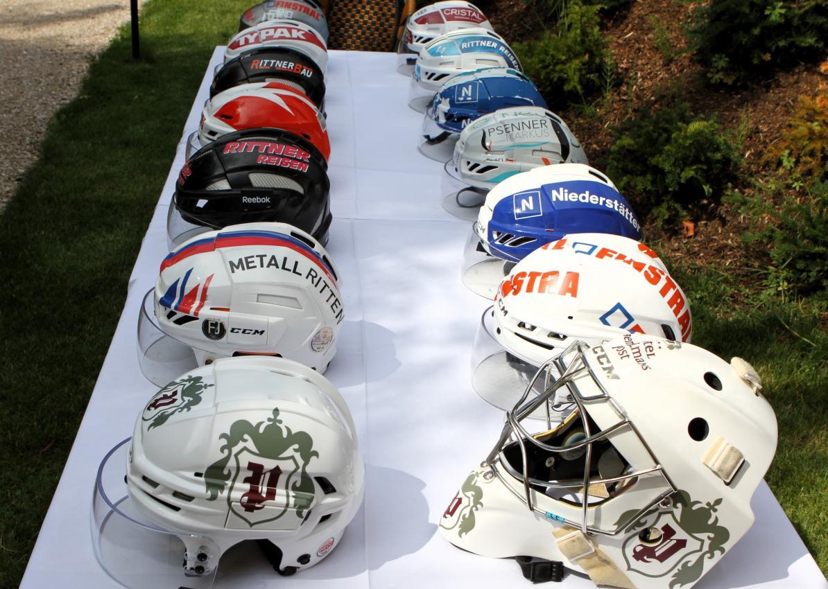 Die Rittner Helme über die Jahre. © Rittner Buam SkyAlps