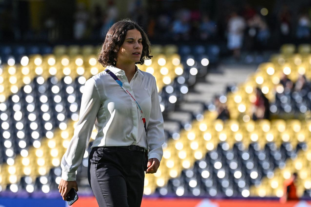 Die Südtirolerin Eva Schatzer wartet noch auf ihren ersten EM-Einsatz. © APA/afp / MIGUEL MEDINA