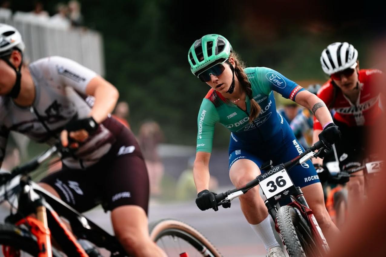 Greta Seiwald will baldmöglichst wieder Rennen fahren. © noam.meresse