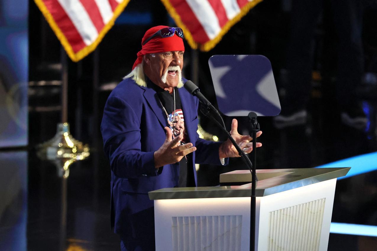 Hulk Hogan supported Donald Trump in the election campaign. © AFP / ALEX WROBLEWSKI