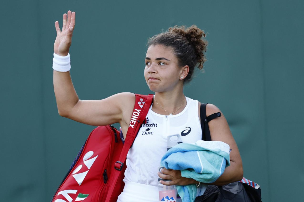 Jasmine Paolini scheiterte bereits in Runde zwei. © ANSA / TOLGA AKMEN