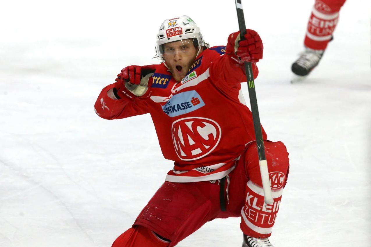 Johannes Bischofberger war in Klagenfurt ein langjähriger Führungsspieler. © EC-KAC/J. Kuess