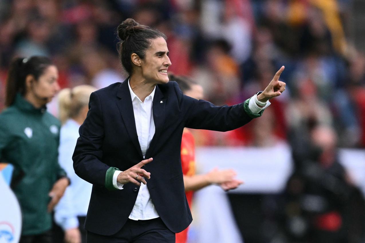 Coach Montse Tome proved to be a sore loser. © APA/afp / SEBASTIEN BOZON