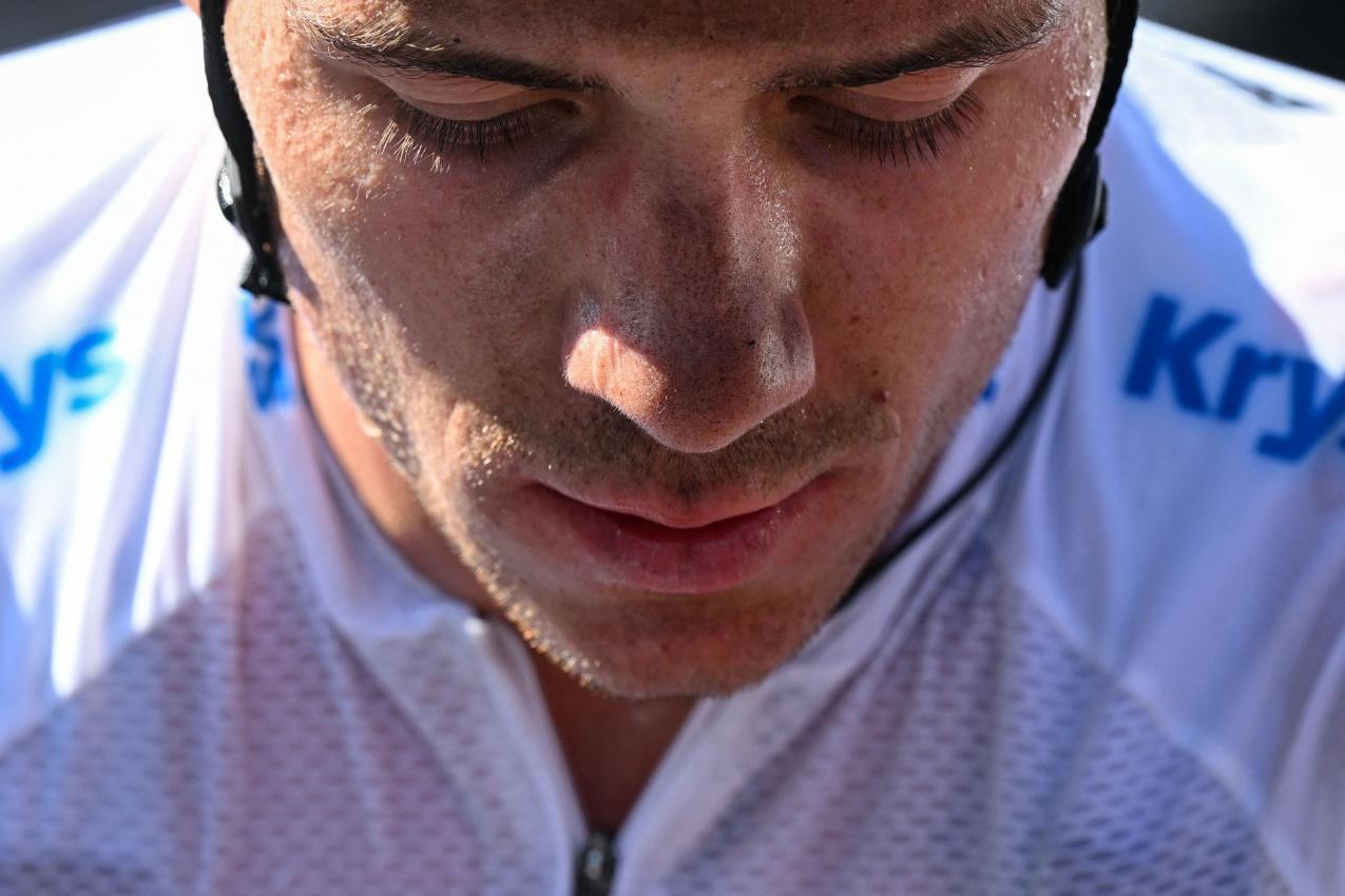 Verlor viel Zeit: Remco Evenepoel © APA/afp / DARIO BELINGHERI