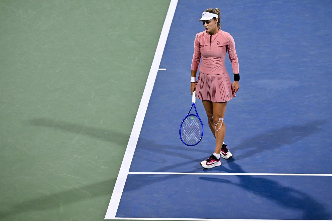 Anna Kalinskaya ist sauer. © GETTY IMAGES NORTH AMERICA / MINAS PANAGIOTAKIS