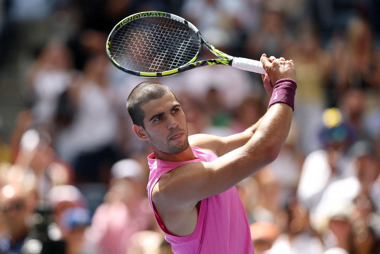 Carlos Alcaraz ist eine Runde weiter. © APA / MATTHEW STOCKMAN