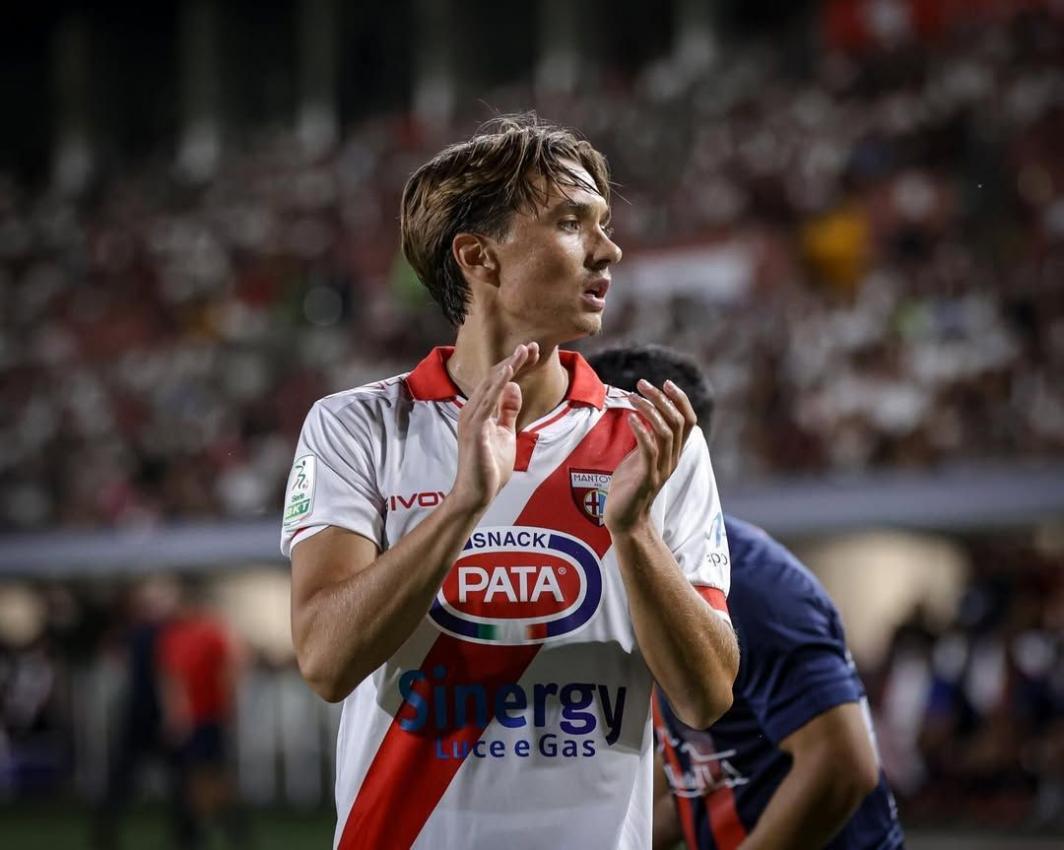 David Wieser played for Mantova in midfield from the start.