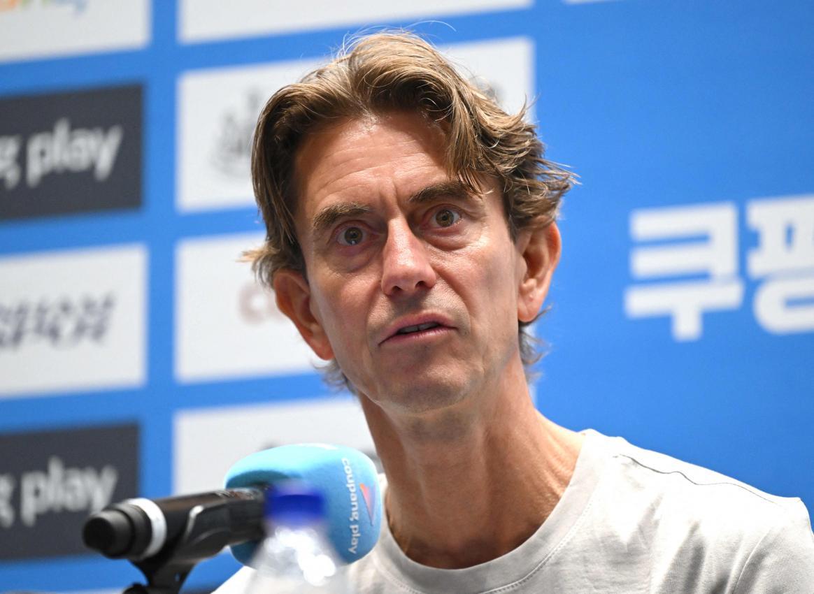 Der neue Spurs-Trainer Thomas Frank. © APA/afp / JUNG YEON-JE
