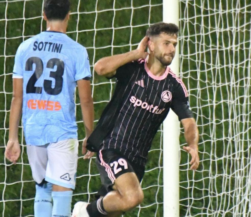 Eljon Toci traf per Kopf. © Dolomiti Bellunesi