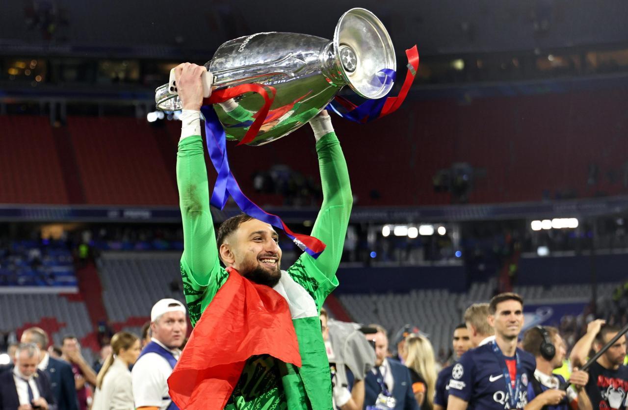 Gianluigi Donnarumma won the Champions League. © ANSA / RONALD WITTEK