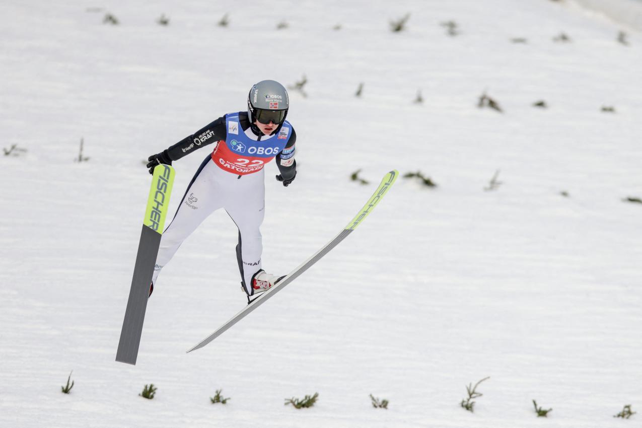 Gyda Westvold Hansen ist jetzt eine Skispringerin. © NTB / AMANDA PEDERSEN GISKE