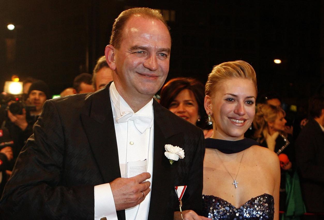 Herbert Prohaska mit seiner Tochter.