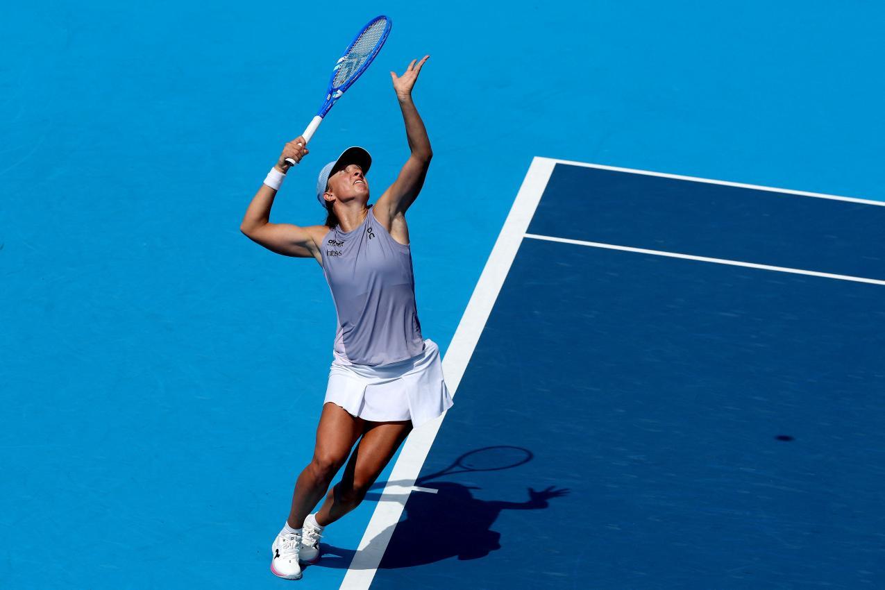 Iga Swiatek ist eine Runde weiter. © APA / MATTHEW STOCKMAN