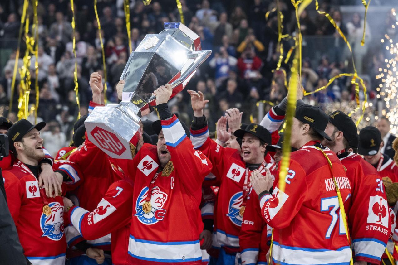 Im Februar diesen Jahres gewann der ZSC Lions die Champions Hockey League. © ANSA / ENNIO LEANZA