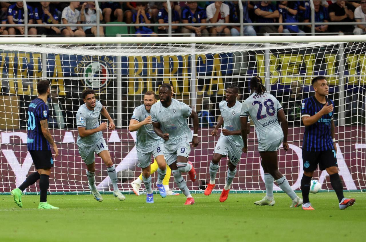 Inter verlor zuhause gegen Udinese. © ANSA / MATTEO BAZZI
