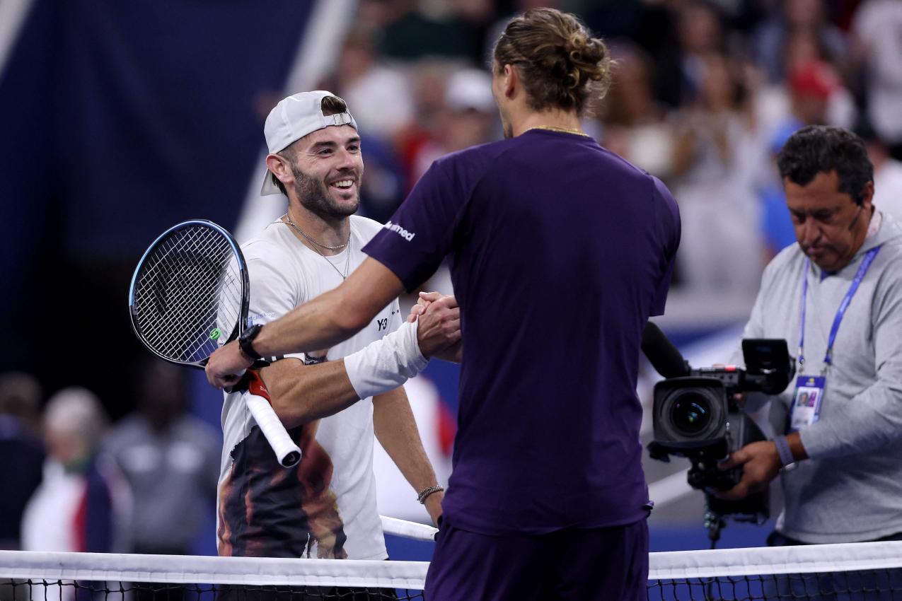 Jacob Fearnley machte Zverev das Leben durchaus schwer. © APA / MATTHEW STOCKMAN