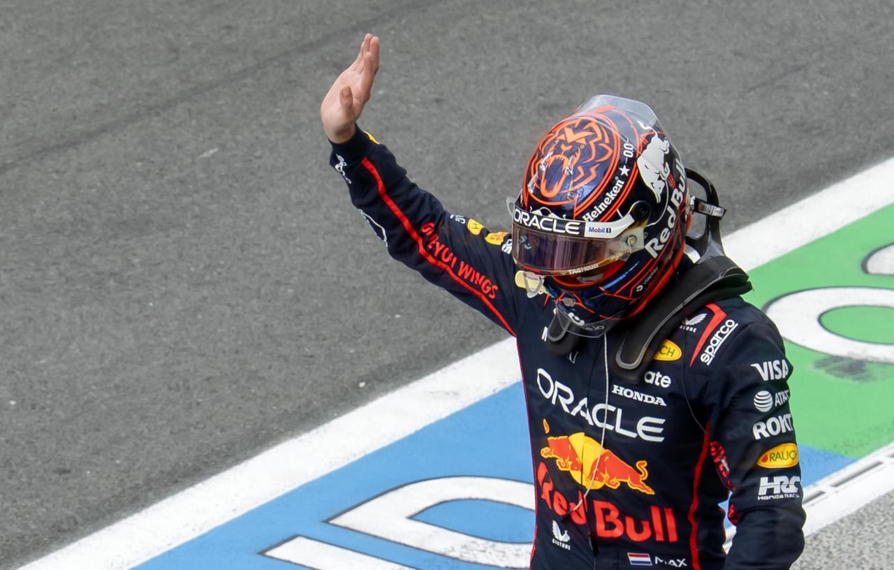 Max Verstappen fuhr nur hinterher. © ANSA / SANDER KONING