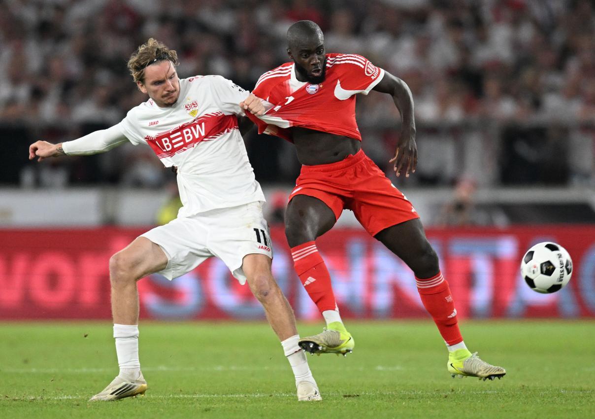 Nick  Woltemade konnte die Niederlage nicht verhindern. © APA/afp / THOMAS KIENZLE