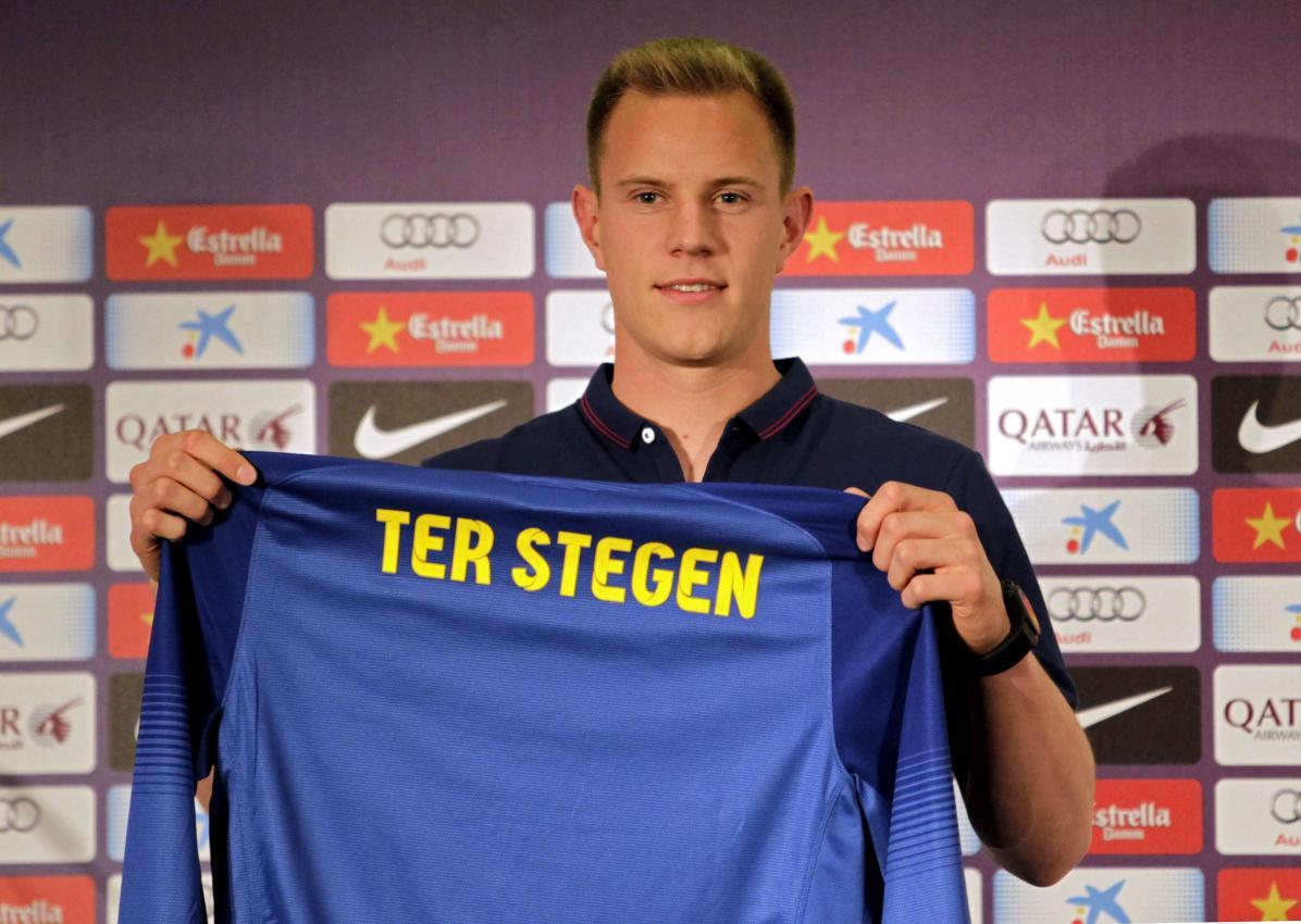 Ter Stegen has played for Barcelona since 2014. © APA/epa / TONI ALBIR