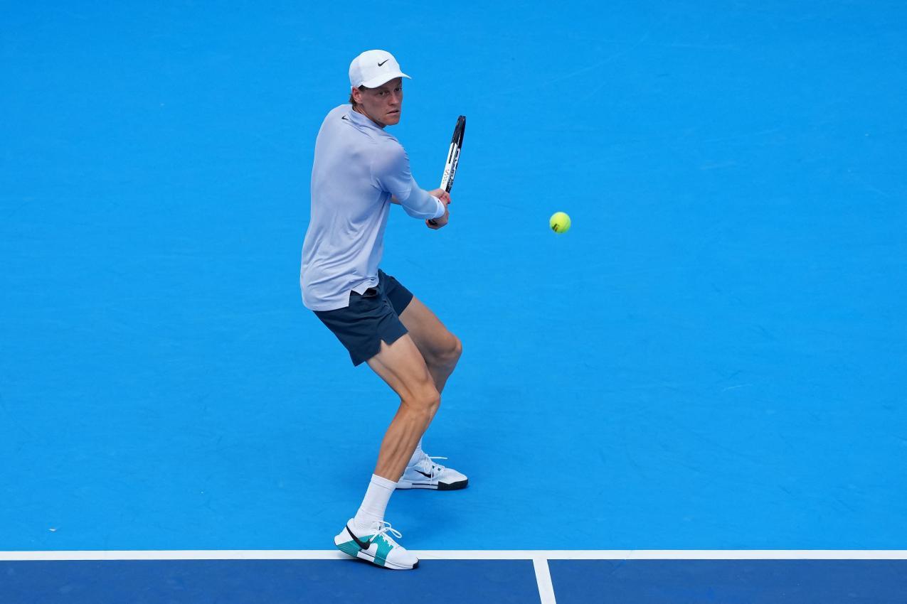 Sinner feierte einen lockeren Sieg. © APA / DYLAN BUELL