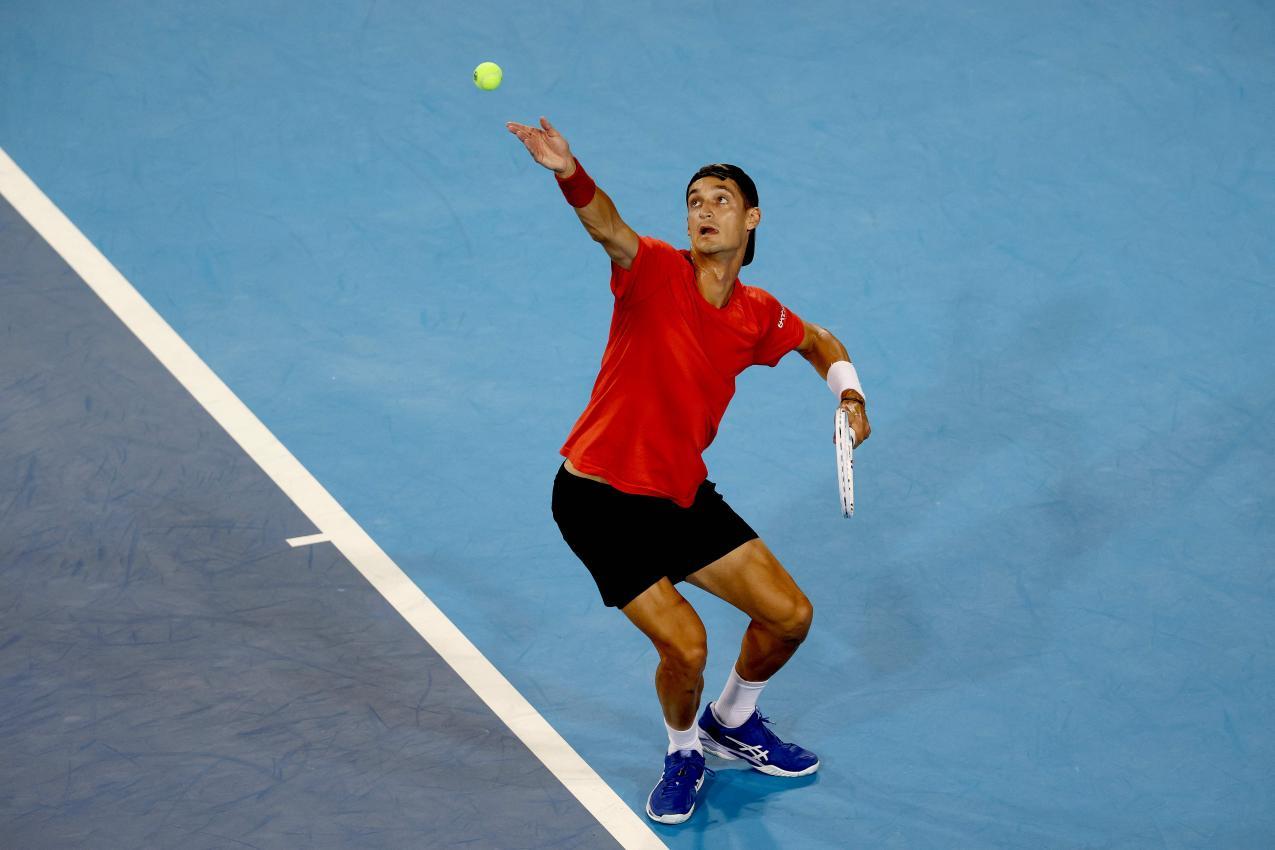 Spielt das Turnier seines Lebens: Térence Atmane. © APA / MATTHEW STOCKMAN