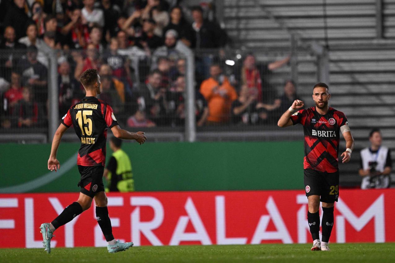 Wiesbaden glaubte zwischendurch an das Wunder. © APA/afp / KIRILL KUDRYAVTSEV