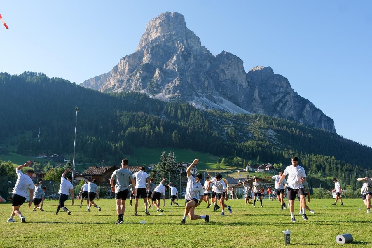 Zuerst stand für die Foxes eine Trockentraining-Einheit an. © Vanna Antonello