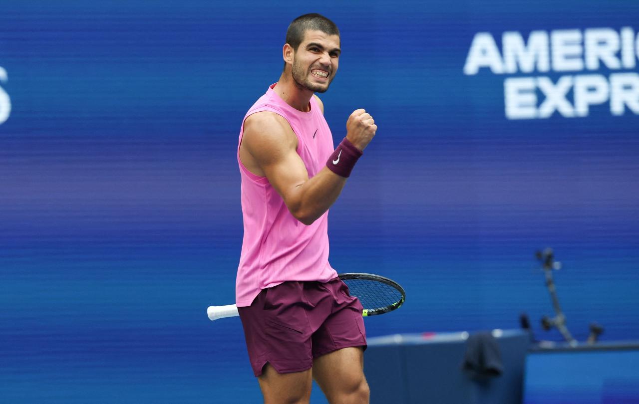 Alcaraz war zu stark. © APA/afp / TIMOTHY A. CLARY