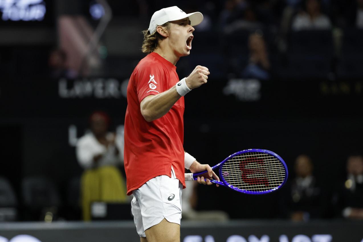 Alex De Minuar behielt die Überhand. © ANSA / JOHN G. MABANGLO