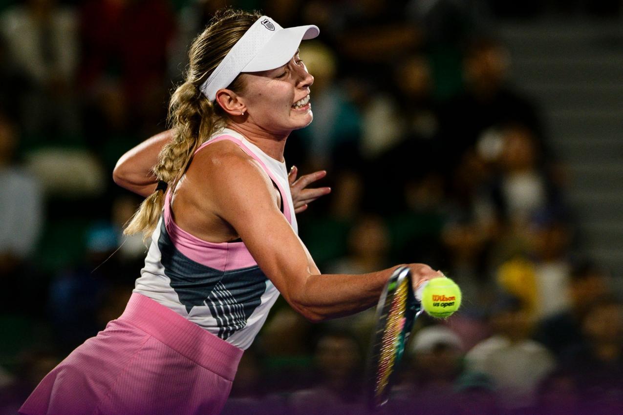 Alexandrova konnte nicht mehr mithalten. © APA/afp / ANTHONY WALLACE