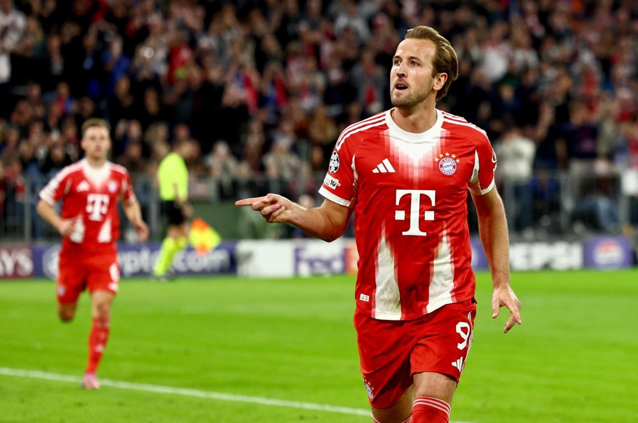Harry Kane made Bayern Munich celebrate. © ANSA / ANNA SZILAGYI