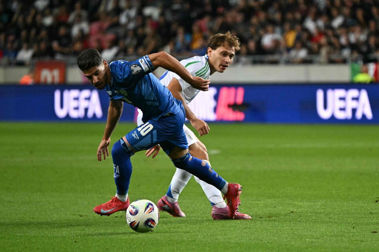 Israel spielte zuletzt in der WM-Quali gegen Italien. © APA/afp / ATTILA KISBENEDEK