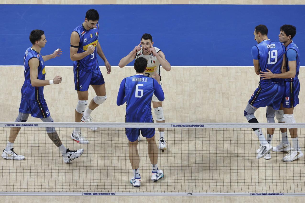 Italien wurde von Bulgarien gefordert, hatte am Ende aber wenig Probleme. © ANSA / ROLEX DELA PENA