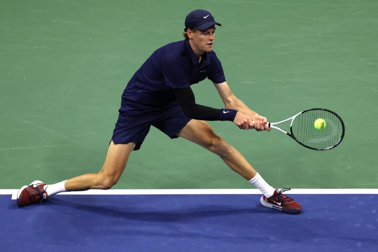 Jannik Sinner zeigt sich in New York bislang makellos. © ANSA / BRIAN HIRSCHFELD