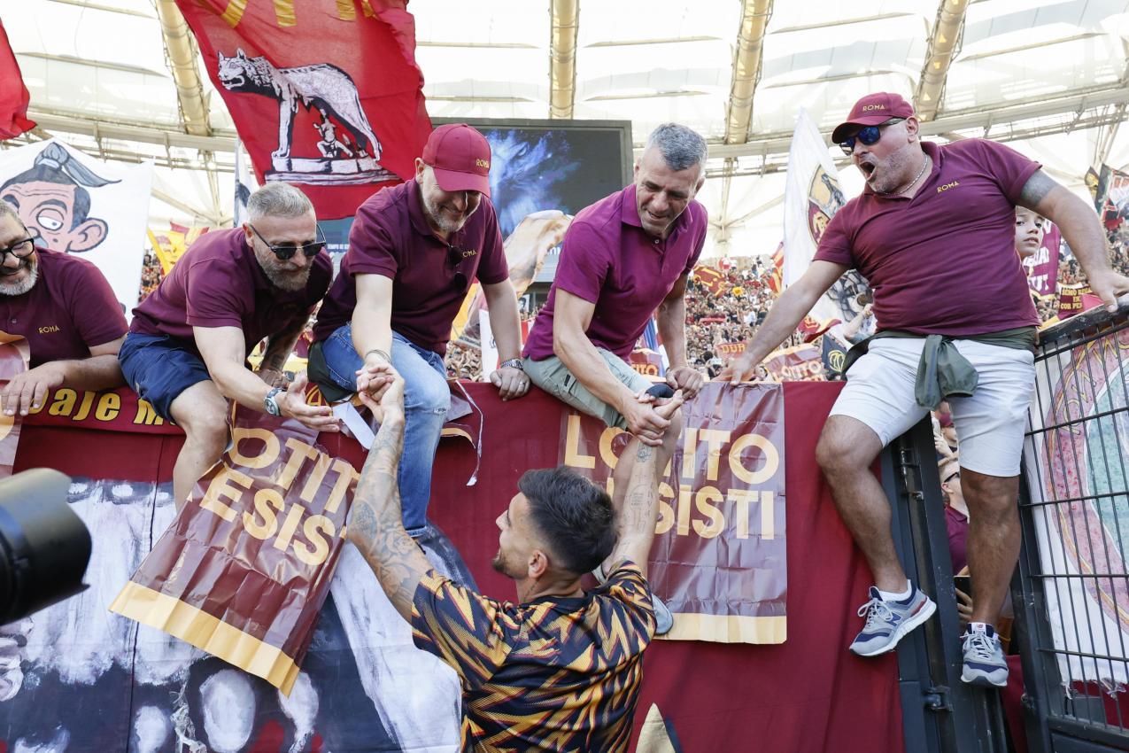 Lorenzo Pellegrini führte die Roma zum Derbysieg gegen Lazio. © ANSA / FABIO FRUSTACI