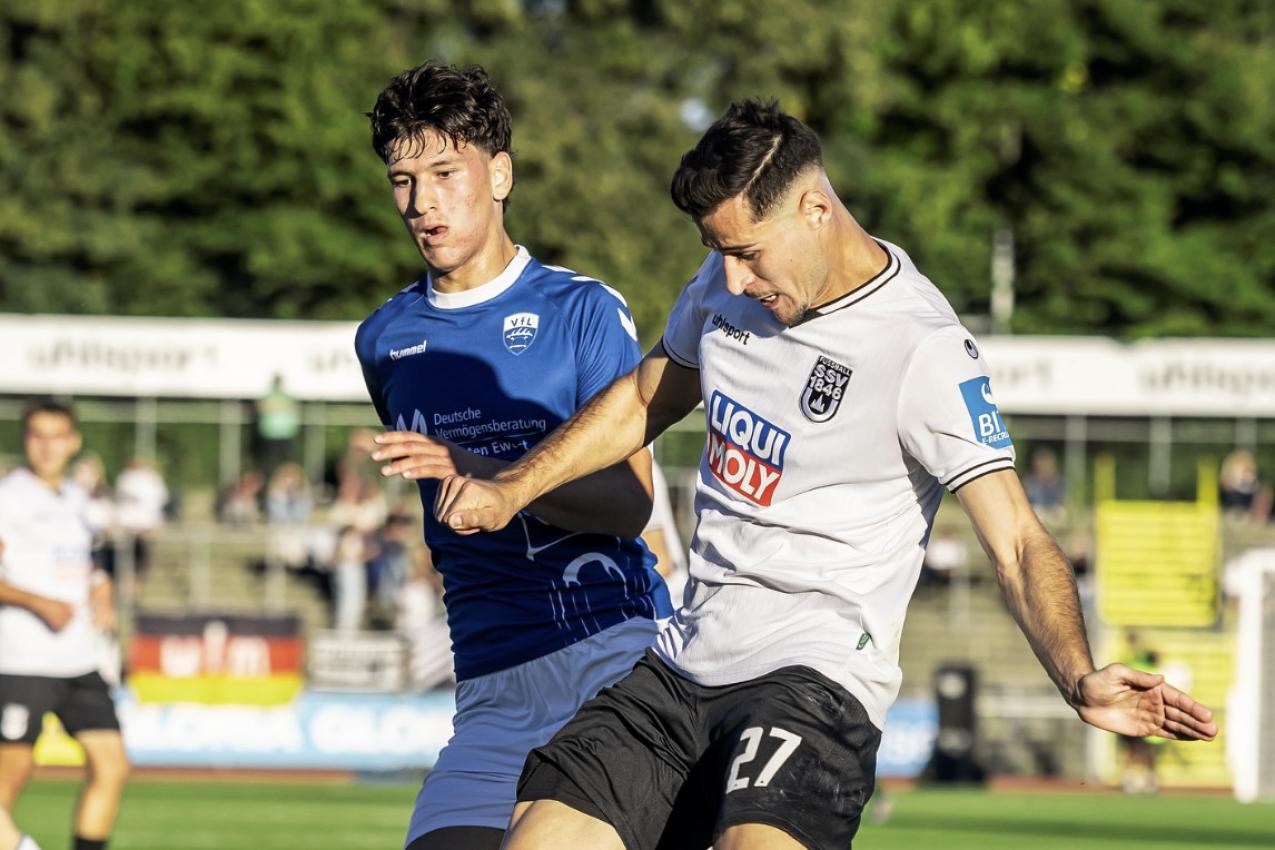Lukas Mazagg spielt in Ulm in der 3. Liga Deutschlands. © SSV Ulm/Social Media