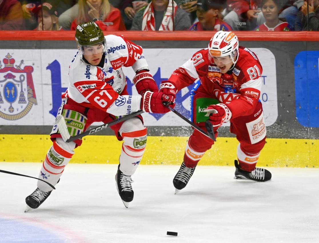 Matt Bradley (links) war ein Bozner Aktivposten. © F. Pessentheiner