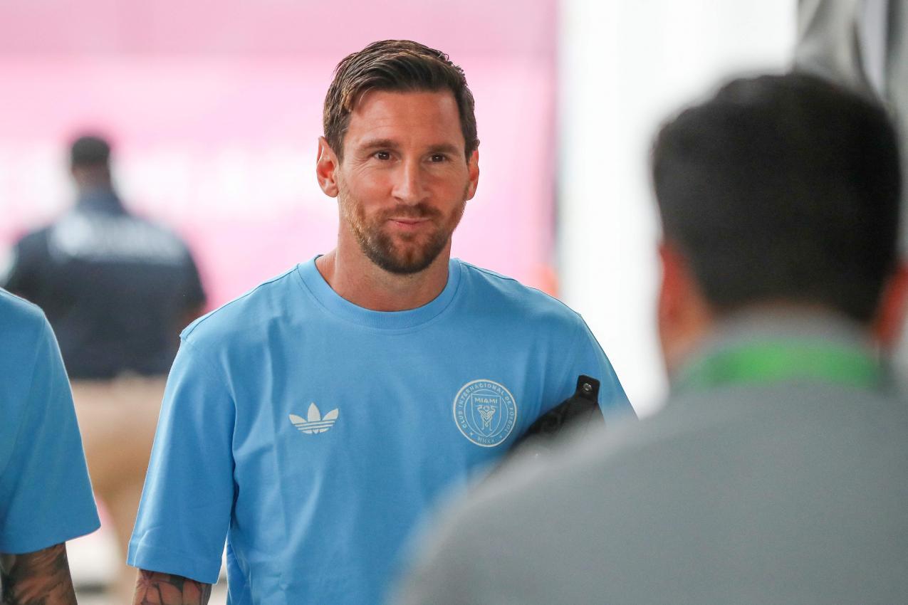 Messi spielt seit 2023 in Miami. © APA/afp / CHRIS ARJOON