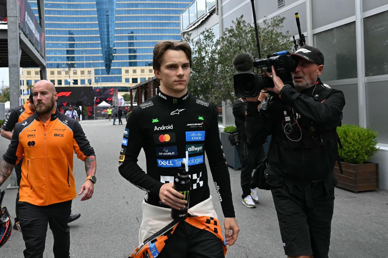 Oscar Piastri a vécu un week-end difficile à Bakou. © APA/afp / OZAN KOSE