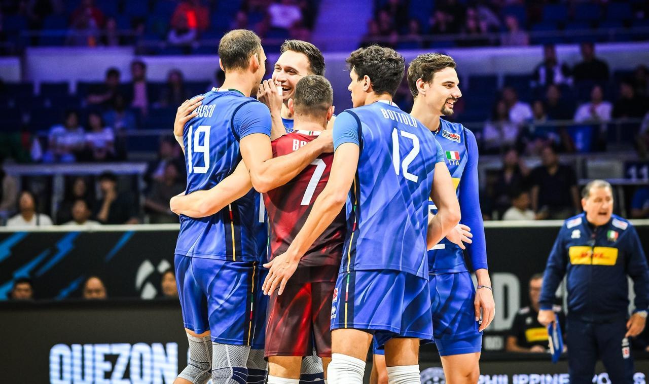 Simone Giannelli and her teammates believed in a comeback. © Federvolley / Social Media