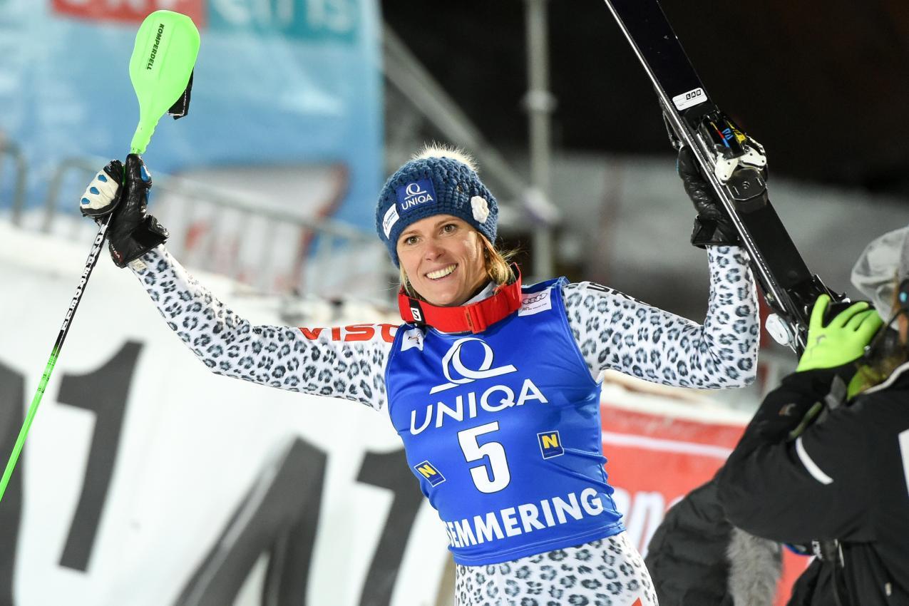 Veronika Velez-Zuzulova was one of the best slalom skiers during her career. © APA / EXPA/ERICH SPIESS